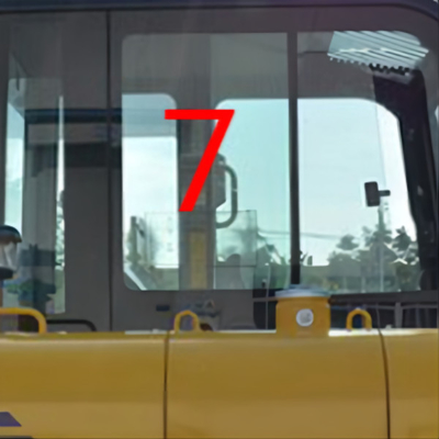 PC56-7 PC56 DOT KOMATSU Excavator Window Replacement Right Side Position No.7