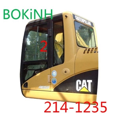 214-1235 CATERPILLAR Excavator Glass Cab Left Side Straight Position NO.2 Tempered Glass