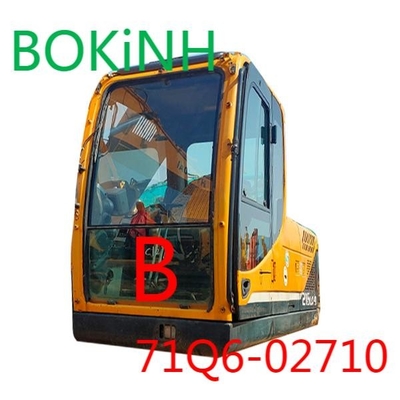 71Q6-02710 HYUNDAI Excavator Cab Tempered Glass Front Lower Position B Windshield