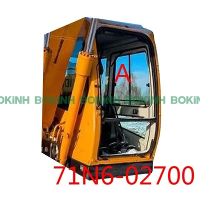 71N6-02700 HYUNDAI Front Glass 797mm Wide Excavator Cab Upper Position A