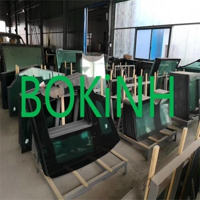 71M8-01441 HYUNDAI Front Glass Lower Position B Excavator Cab Window Tempered