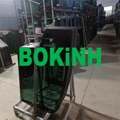 71EH-10860 HYUNDAI Front Glass Down Position B Excavator Cab Window Tempered