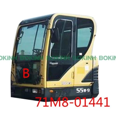 71M8-01441 HYUNDAI Front Glass Lower Position B Excavator Cab Window Tempered