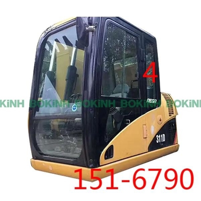 CATERPILLAR Excavator Window Replacement 151-6790 Left Door Rear Position NO.4